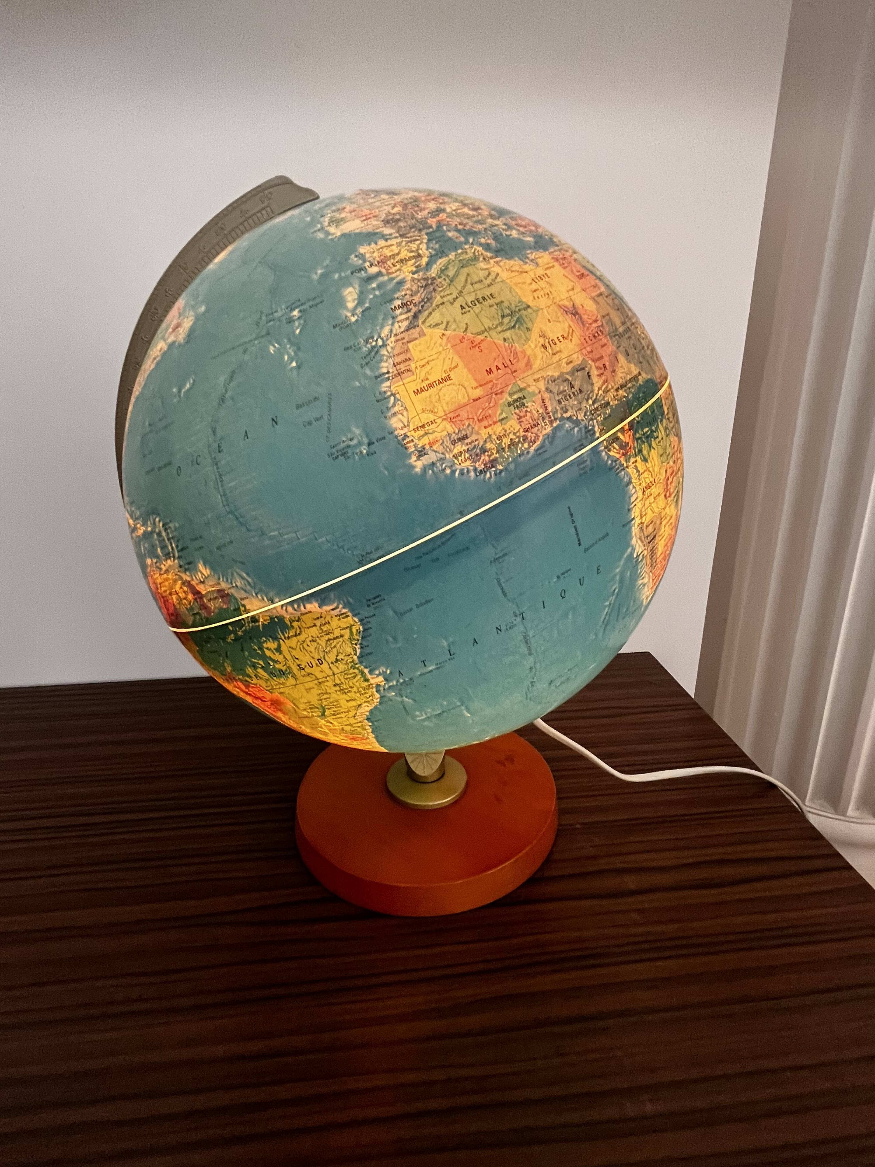 Replogle World Map Lamp
