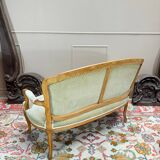 Louis XV Style Natural Wood Living Room, 19th Century