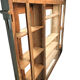 Old pharmacy furniture in grey lacquered oak, NINETEENTH