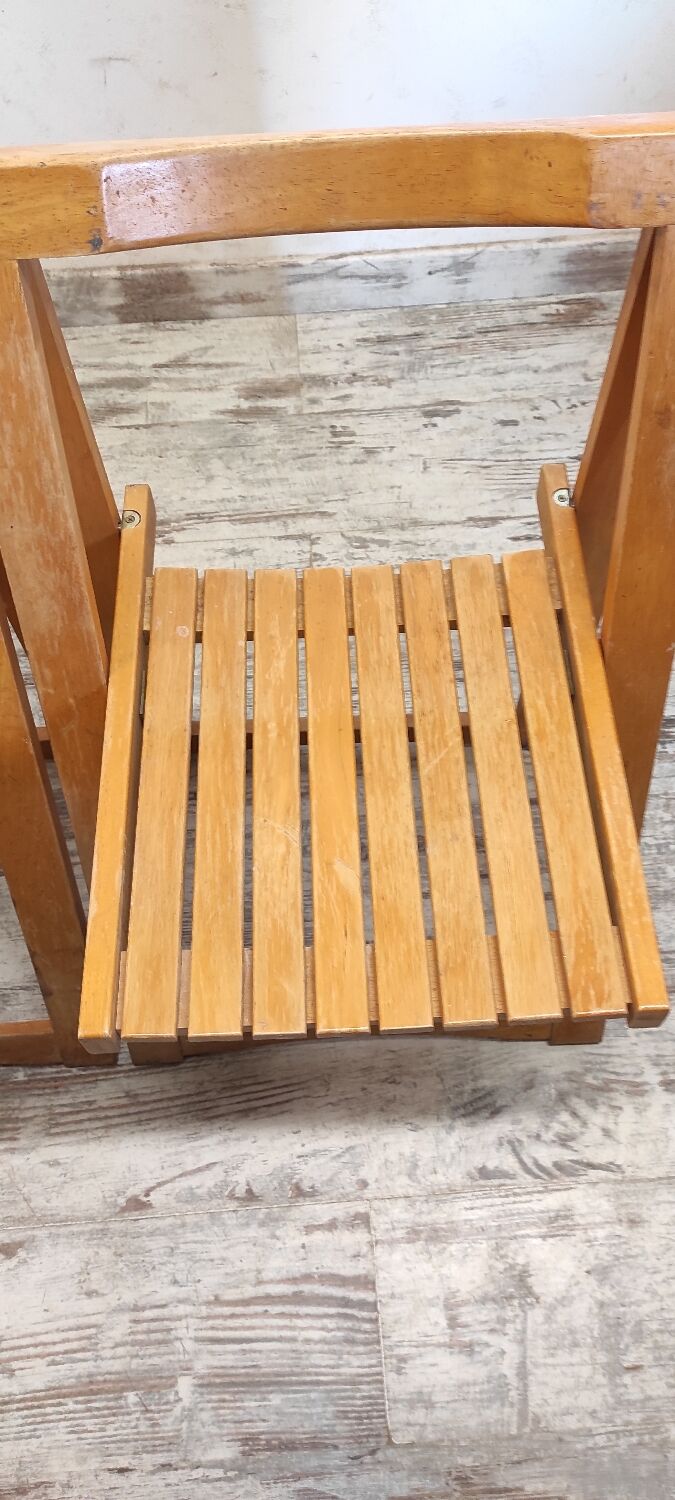 Vintage Aldo Jacober Style Folding Chairs