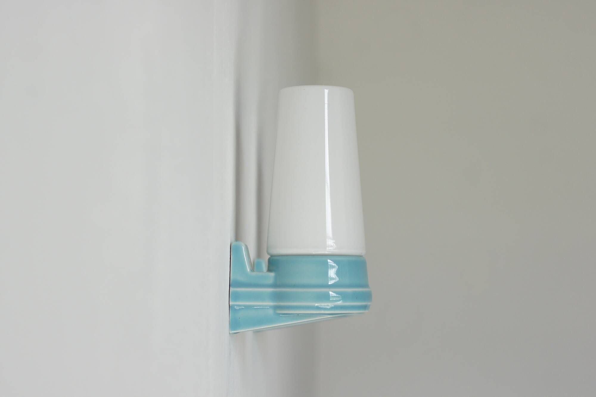 Ceramic Wall Sconces by Sigvard Bernadotte for Ifö, Sweden, 1960s, Set of 2