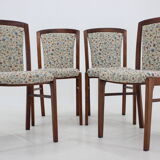 1950s Set of Four Beech Dining Chair ,Czechoslovakia