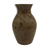 Vase grès pyrité vintage
