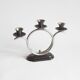 Art Deco Tubular Steel And Bakelite Candelabra, Netherlands 1930s