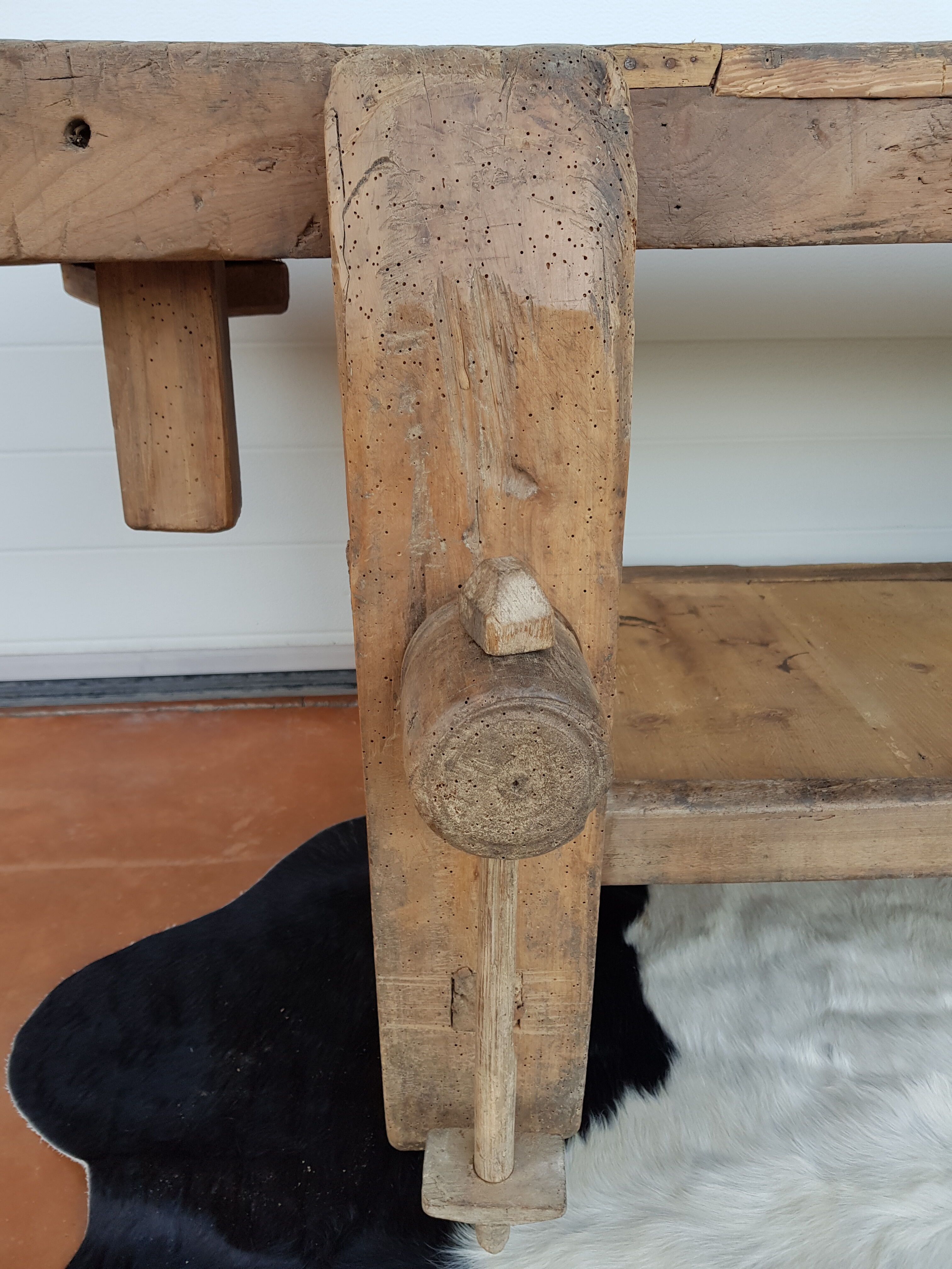 Farm workbench 19th century