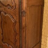 Louis XV walnut wardrobe - 18th century