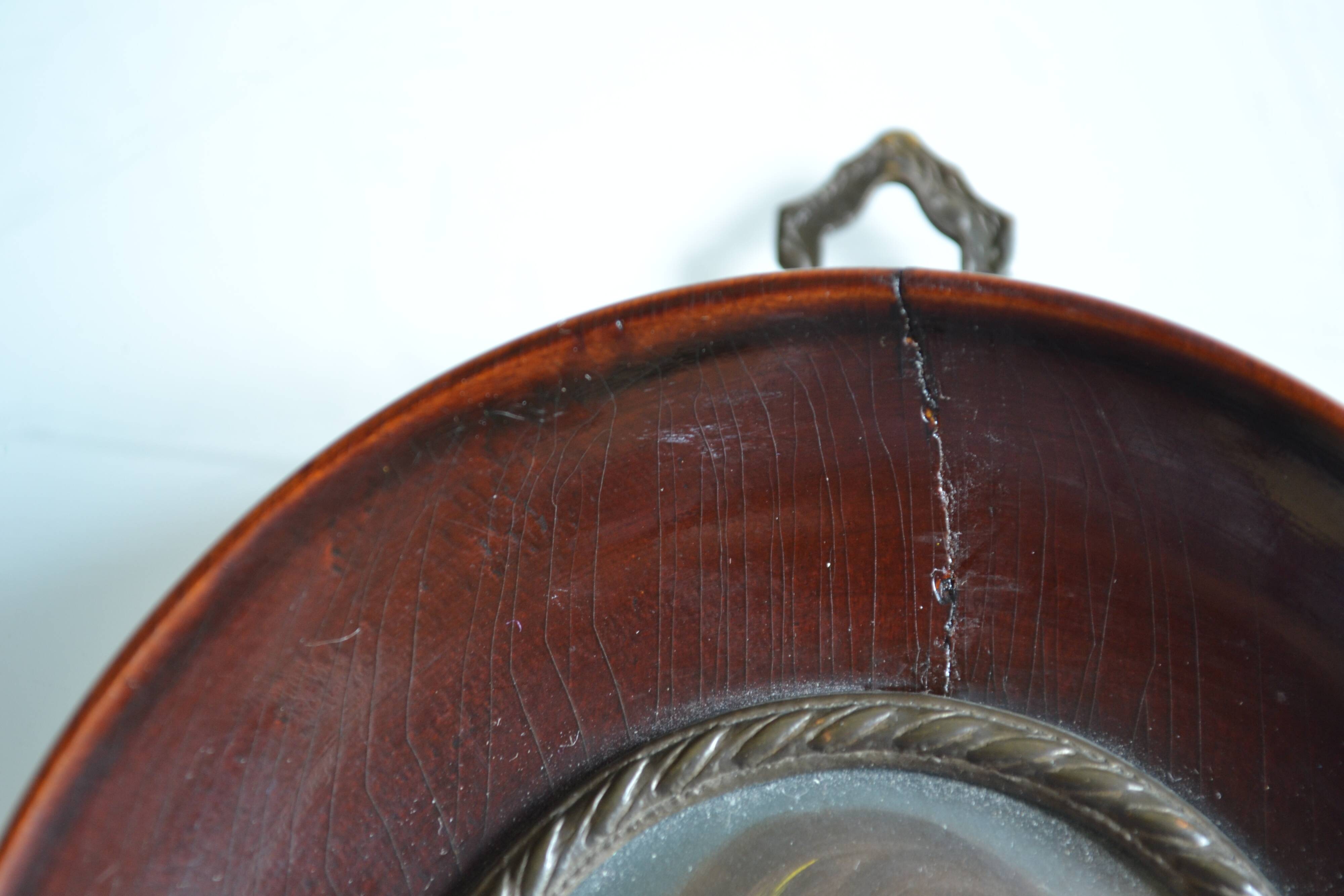 Miniature portrait of a young boy, framed and under glass