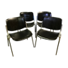 Set of 4 Piretti Castelli edition chairs