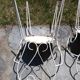 Paire de fauteuils en métal