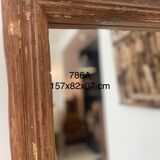 Mirror frame in old wood, 157 x 82 cm