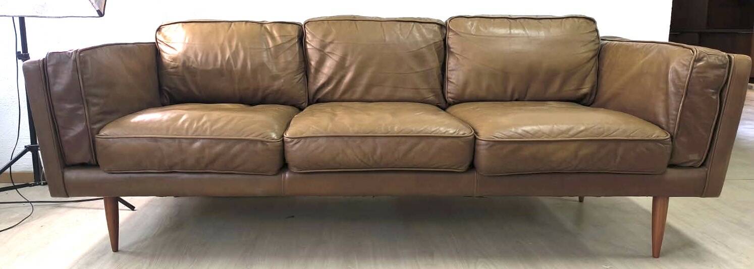 Canapé en cuir 3 places