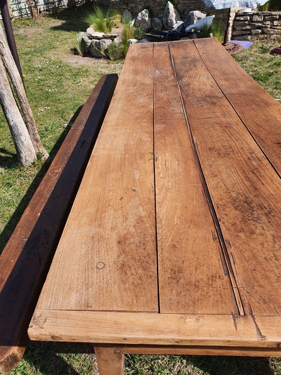 Farmhouse table ans benches