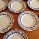 Set of 8 Dessert Plates Manufacture de Gien Garches Model