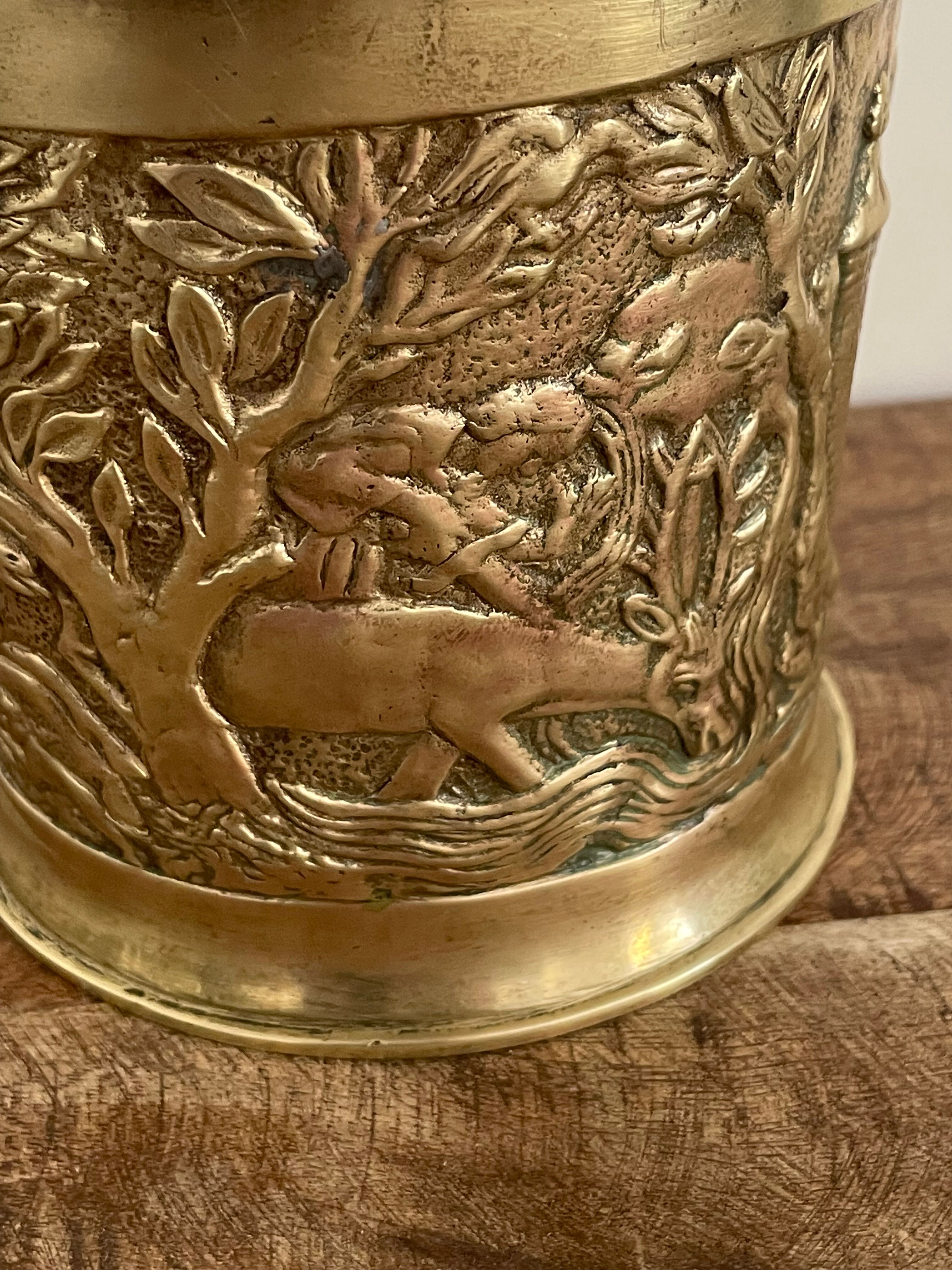 Bronze and ceramic pot Max le Verrier