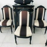 3 Napoleon III chairs