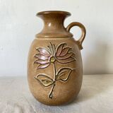 Ceramic flower vase from West Germany, 1970