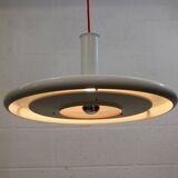 White XL Fog & Morup Optima Pendant Lamp: Hans Due Design, Denmark 1970s