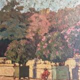 Painting Paris Jardin du Luxembourg Early 20th Impressionism