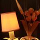 Applique murale florale vintage à deux lumières