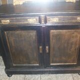 Buffet end XIX in solid oak