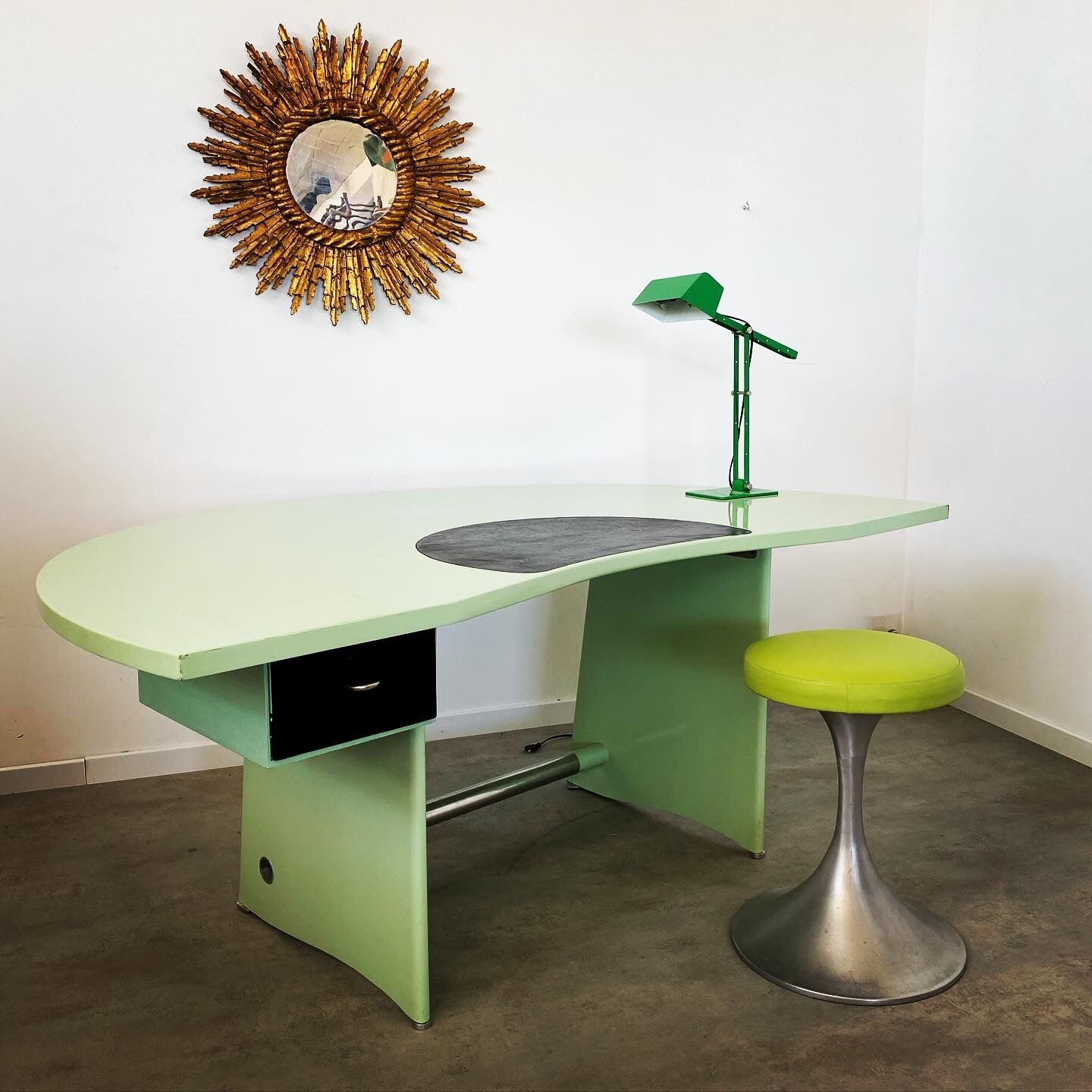 Bureau vintage en bois année 70
