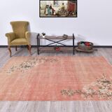 Pale Red & Beige Floral Vintage Rug  178x280Cm SK 240828