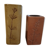 Pair of Raymonde Leduc vases
