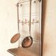 Enamelled utensil holder