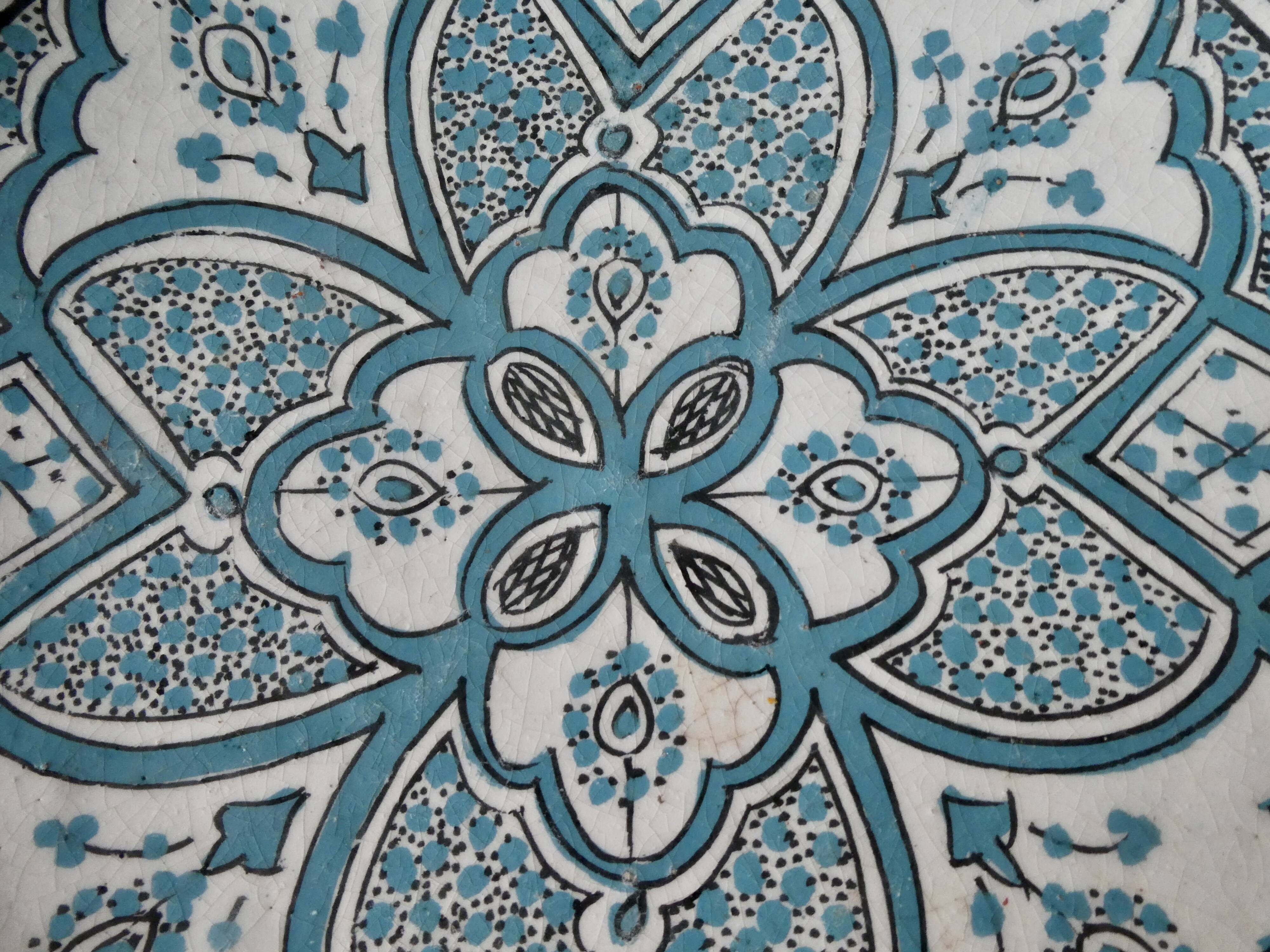 Safi Morocco pottery dish