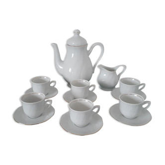 Polish porcelain coffee service