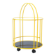 Post-modern rolling trolley by Rodney Kinsman Bieffeplast circa 1980