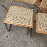 2  Mid century modern Cesca chairs Marcel Breuer