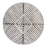 Traditional Bamileke round shield of 40cm