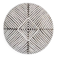 Bouclier rond traditionnel bamileke de 40cm