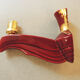 Ancient lustre and art deco style red ceramics