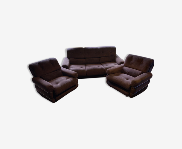 Canapé 3 places et 2 fauteuils 1970