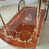 Old dessert in marquetry