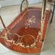Old dessert in marquetry