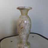 Polished marble vase