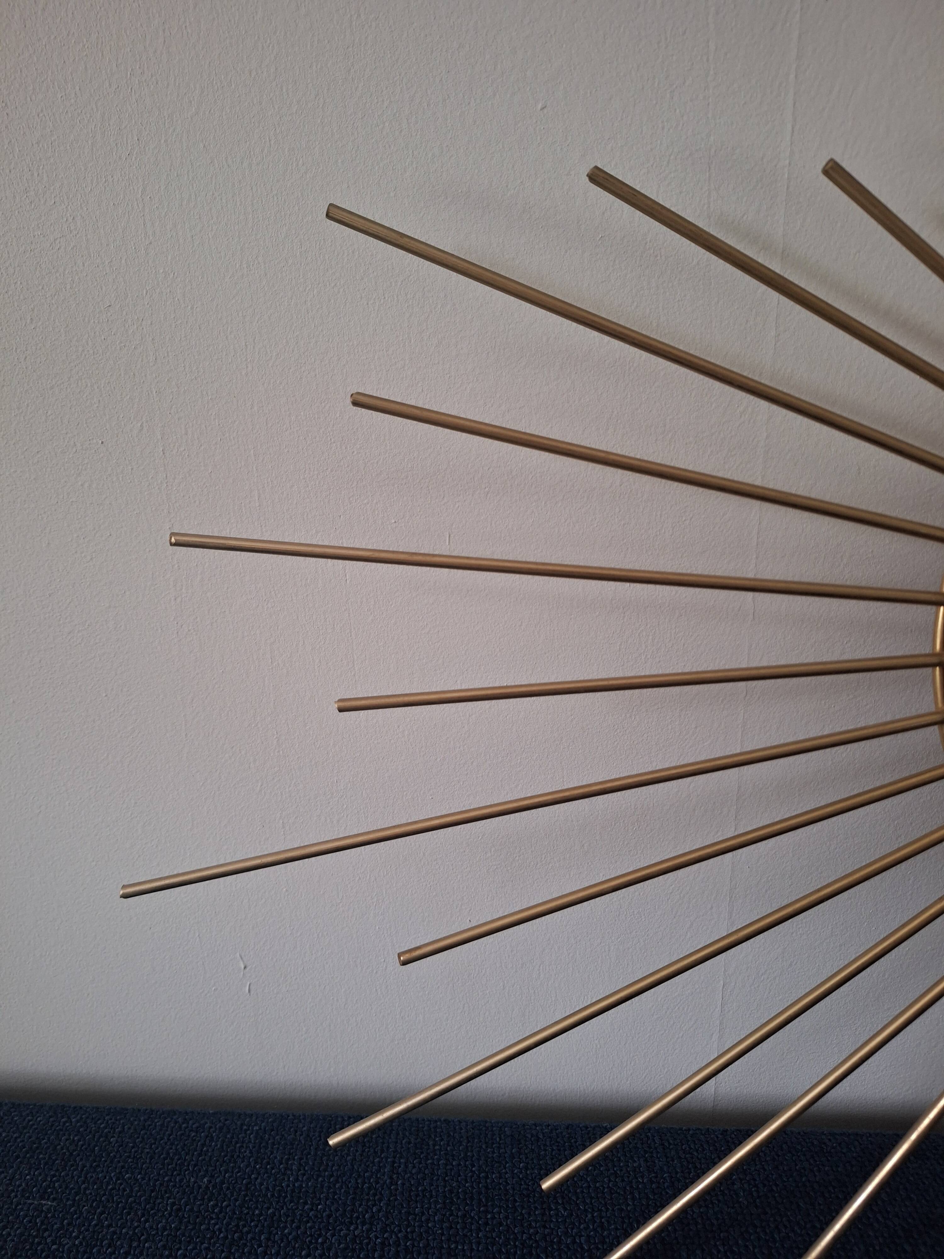 Vintage sunburst mirror