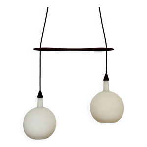 Lampe cascade opaline