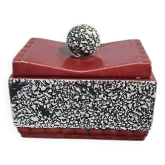 Ceramic box signed paul milet for the sevres factory, circa 1930
