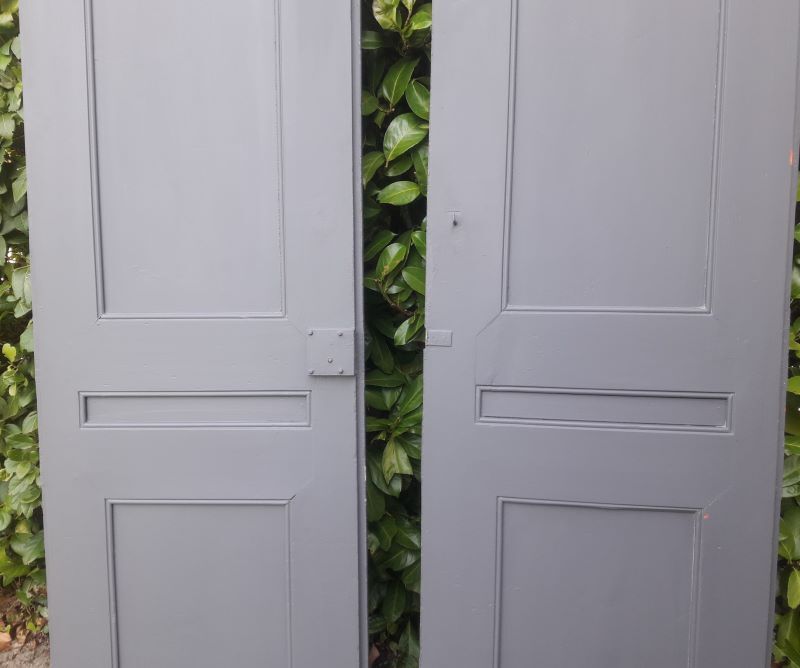 Pair of doors 242,5x116 of antique closet