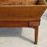 Antique kneading trough made of solid oak