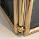 Brass and wire mesh firewall. french work. around 1970