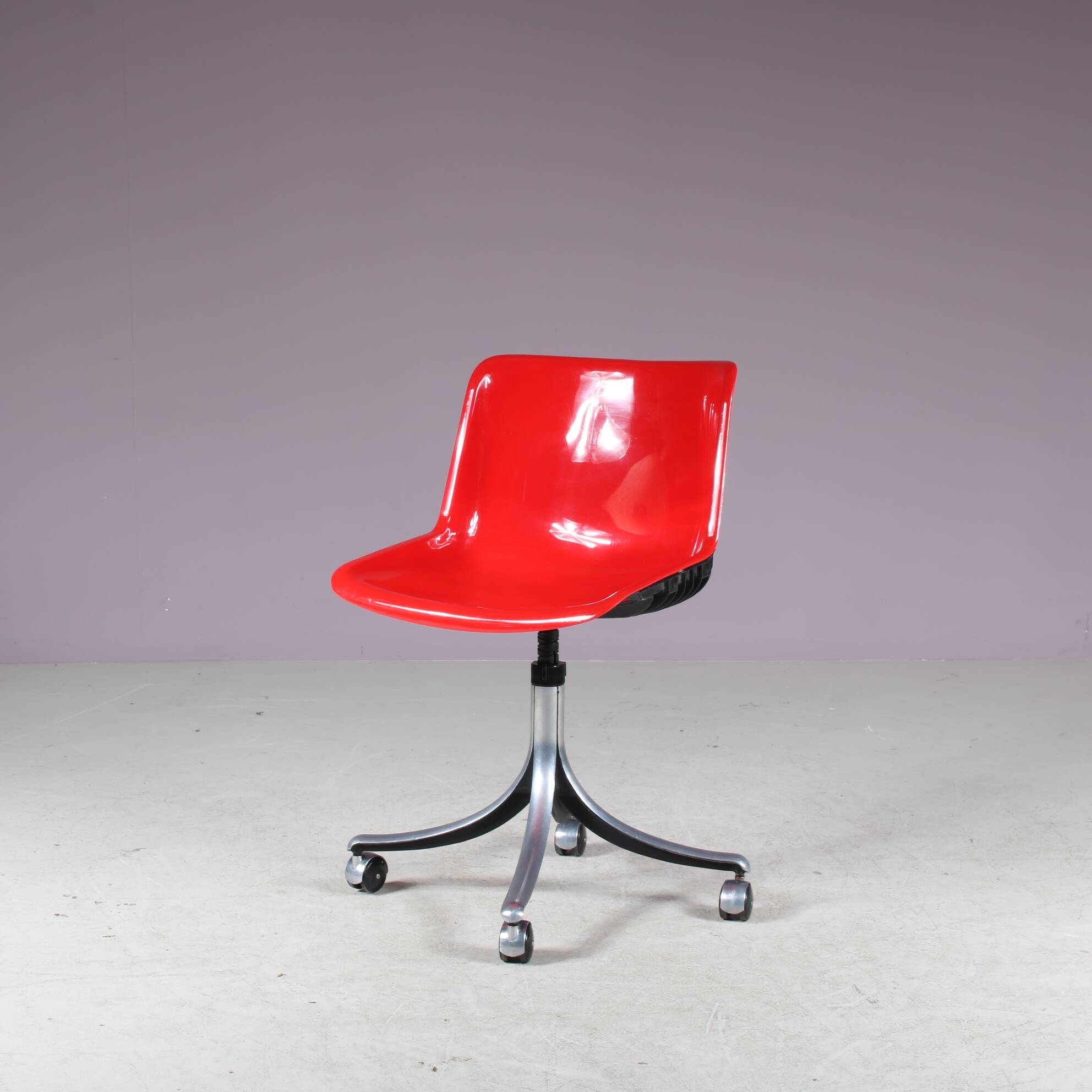 1980s “Modus” Desk chair by Osvaldo Borsani for Tecno, Italy
