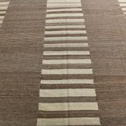 Beige Brown Oversize Vintage Kilim Rug, 322x388Cm