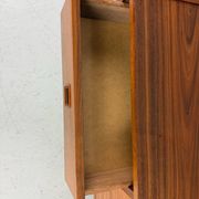 Danish teak low chest with four drawers, 1960s