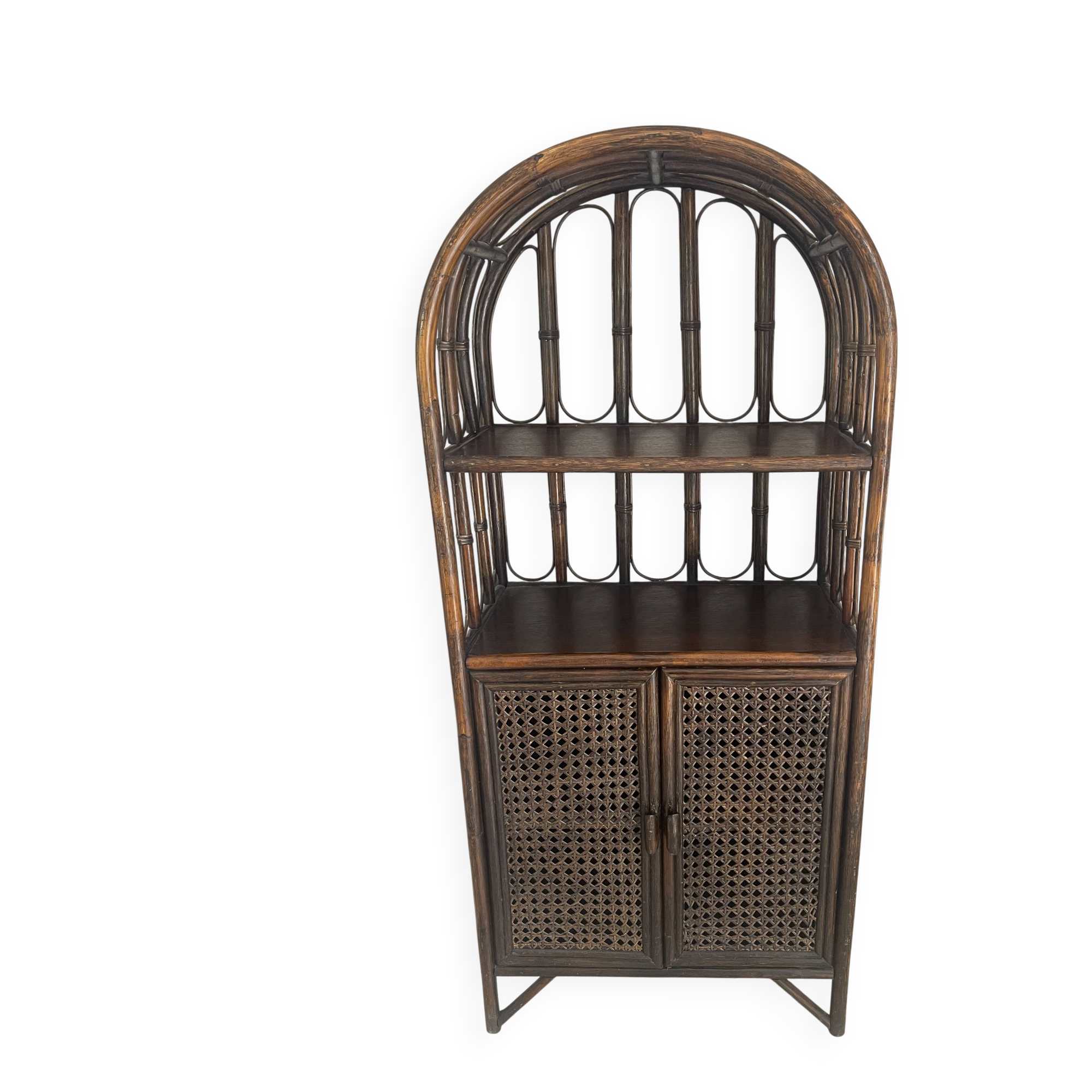 Rattan buffet/library