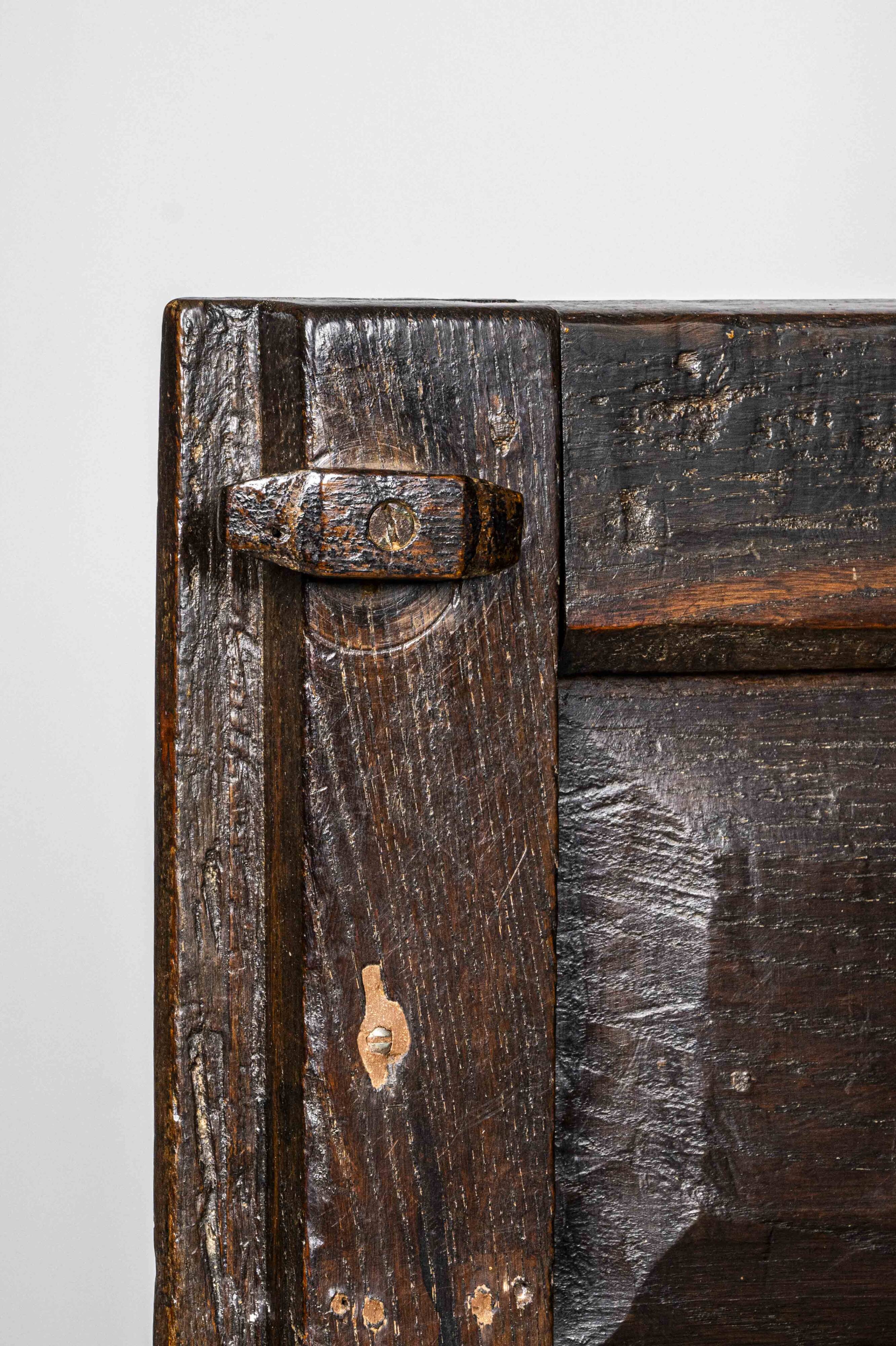 Charles II Oak Plaque, 1684, Set of 3